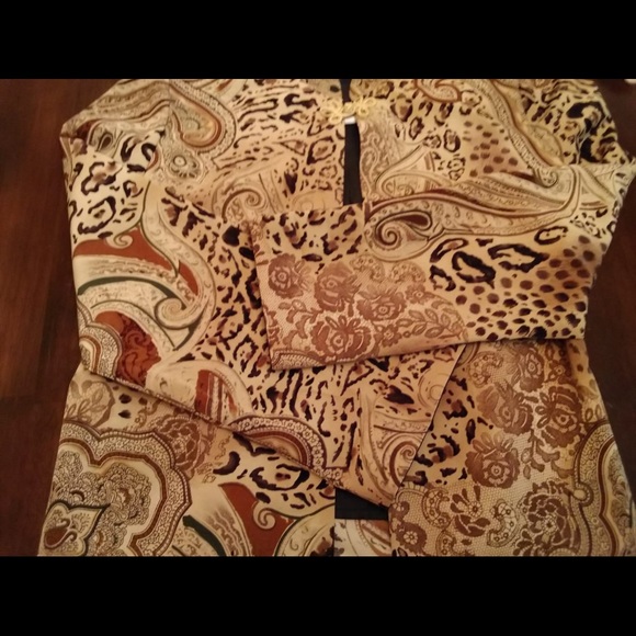 BFA Classics ORIENTAL-style Print Jacket- size 8 - Picture 6 of 8